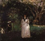 Berthe Morisot fjarilsjkt Spain oil painting artist